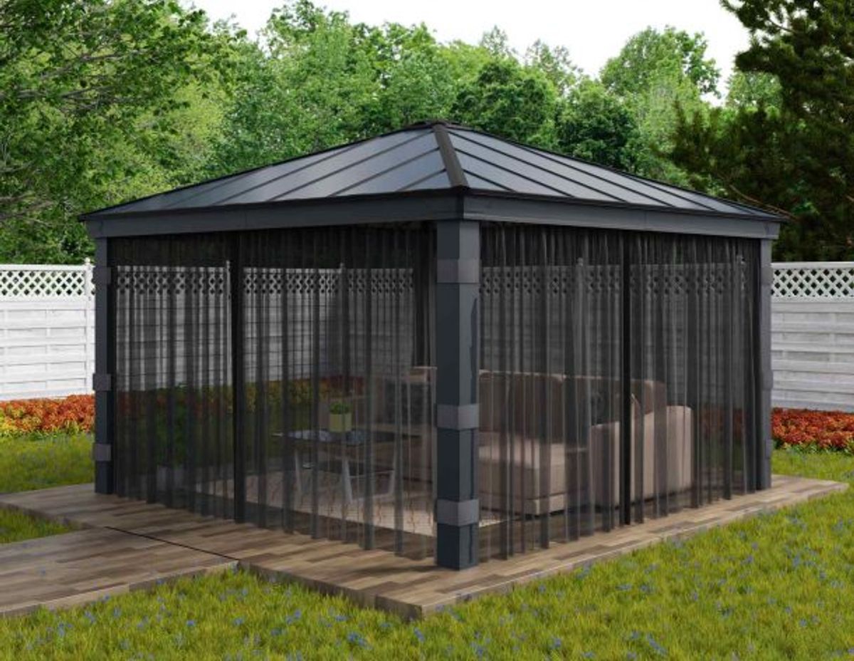 Canopia by Palram - Gazebo Dallas - Netting 360 x 422 cm - 4Pk 706597