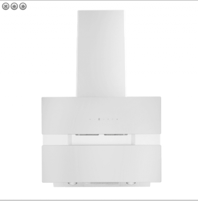 Hovedbilde Silverline vegghengt ventilator 90 cm SL 3390 HVIT HISAR