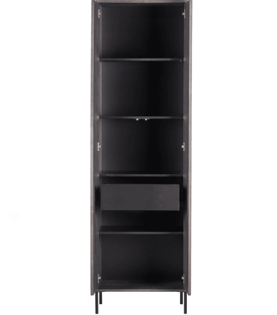 WOOOD Gravure New høyskap 210 cm espresso ask 373474-E
