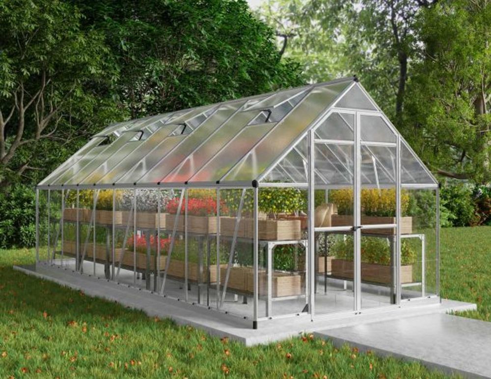 Canopia by Palram Balance drivhus 607 X 244 cm grå