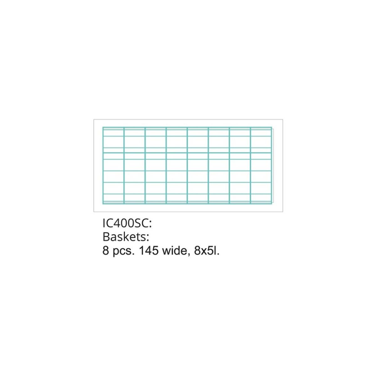 Tefcold isdisk hvit 10 kurver IC400SCE-SO