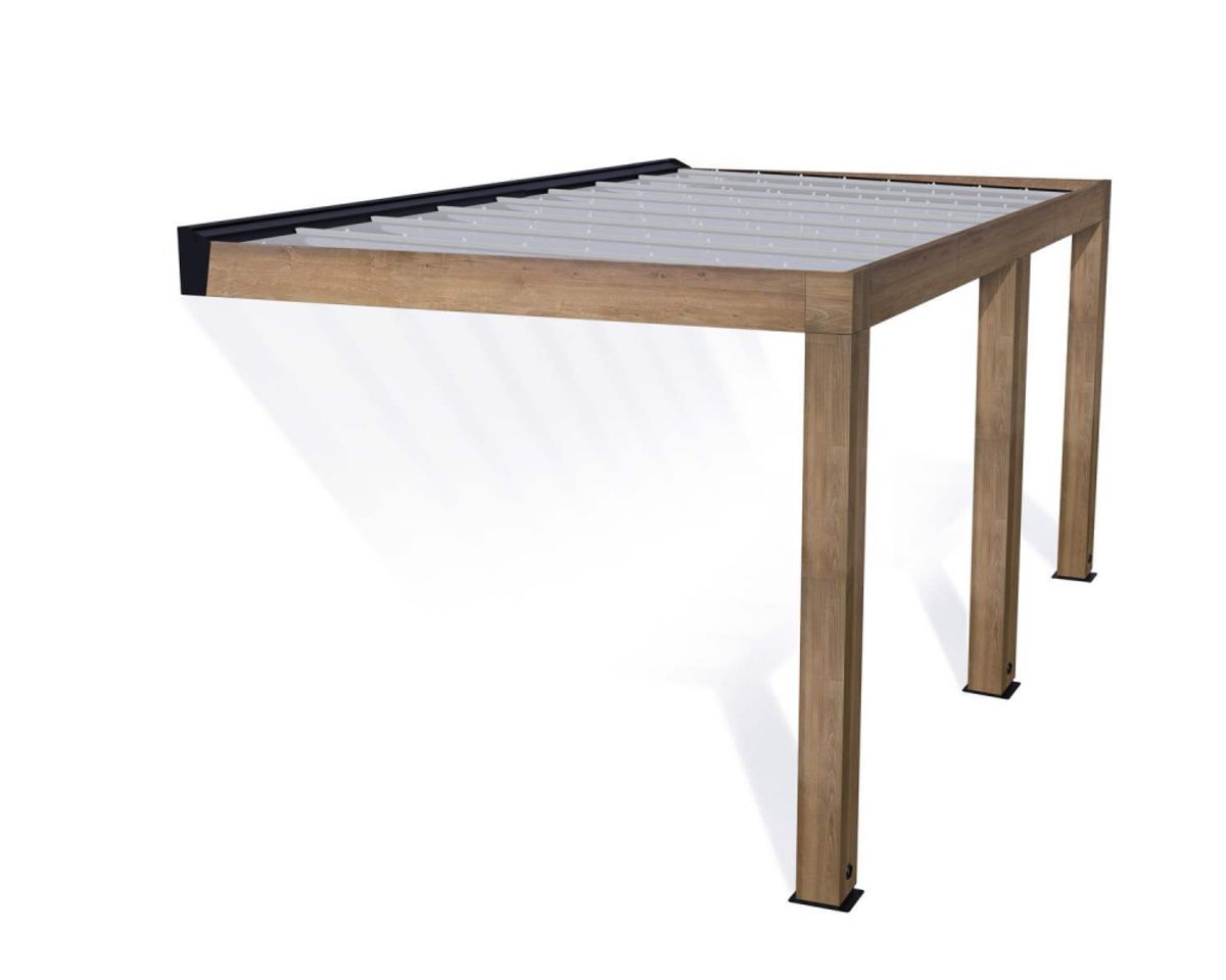 Canopia by Palram Helsinki terrassetak i sedertre 3m x 5,3m 707367