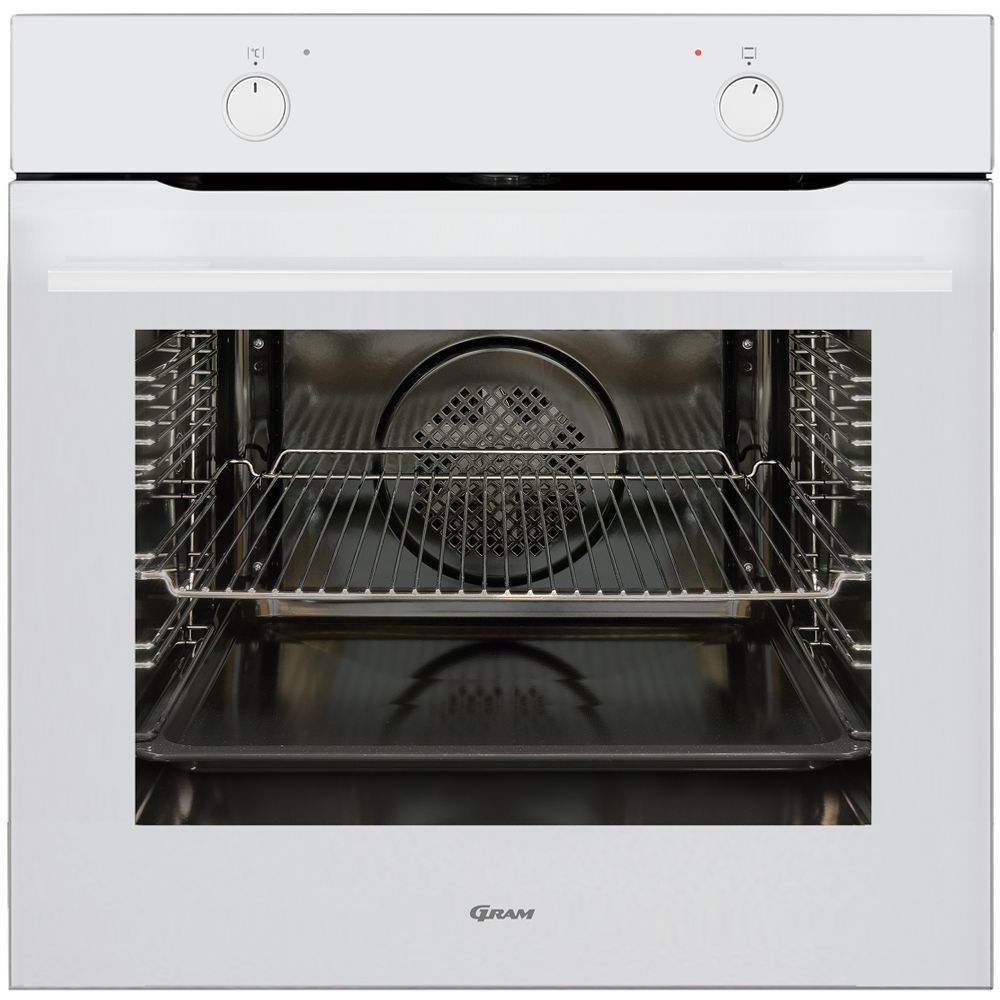 Gram Innbyggingsovn hvit IO 18610-90 W