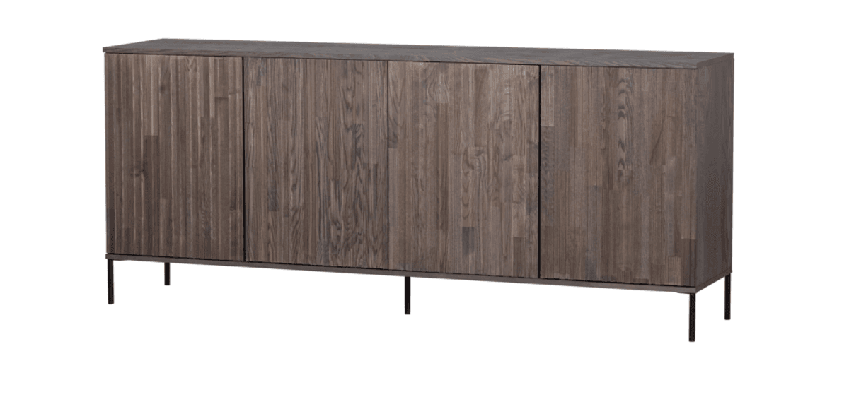 WOOOD sidebord New Gravure 200 cm espresso 373471-EV