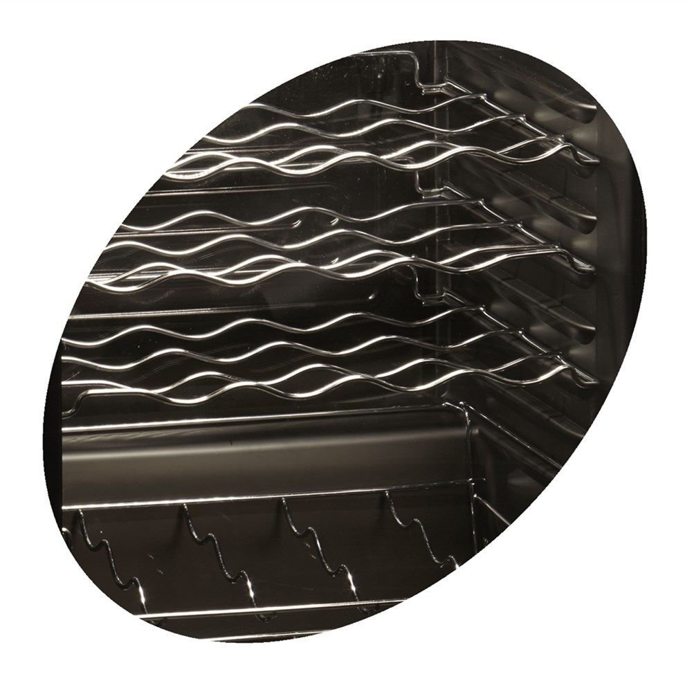 Tefcold vinskap sort 1 sone med lås 77 cm SC85 Black 