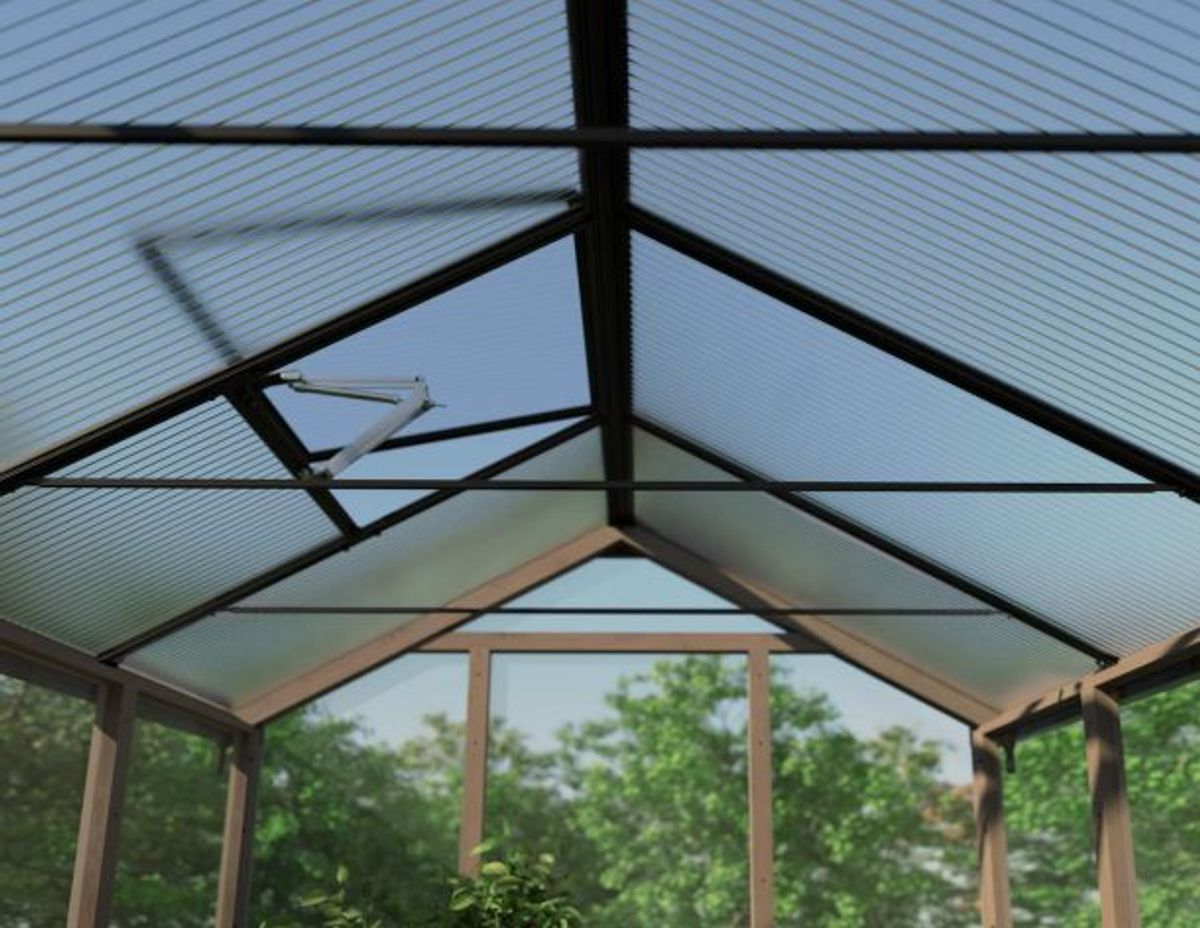 Canopia by Palram Natura Cedar drivhus i cedertre 249 x 641 cm 707582