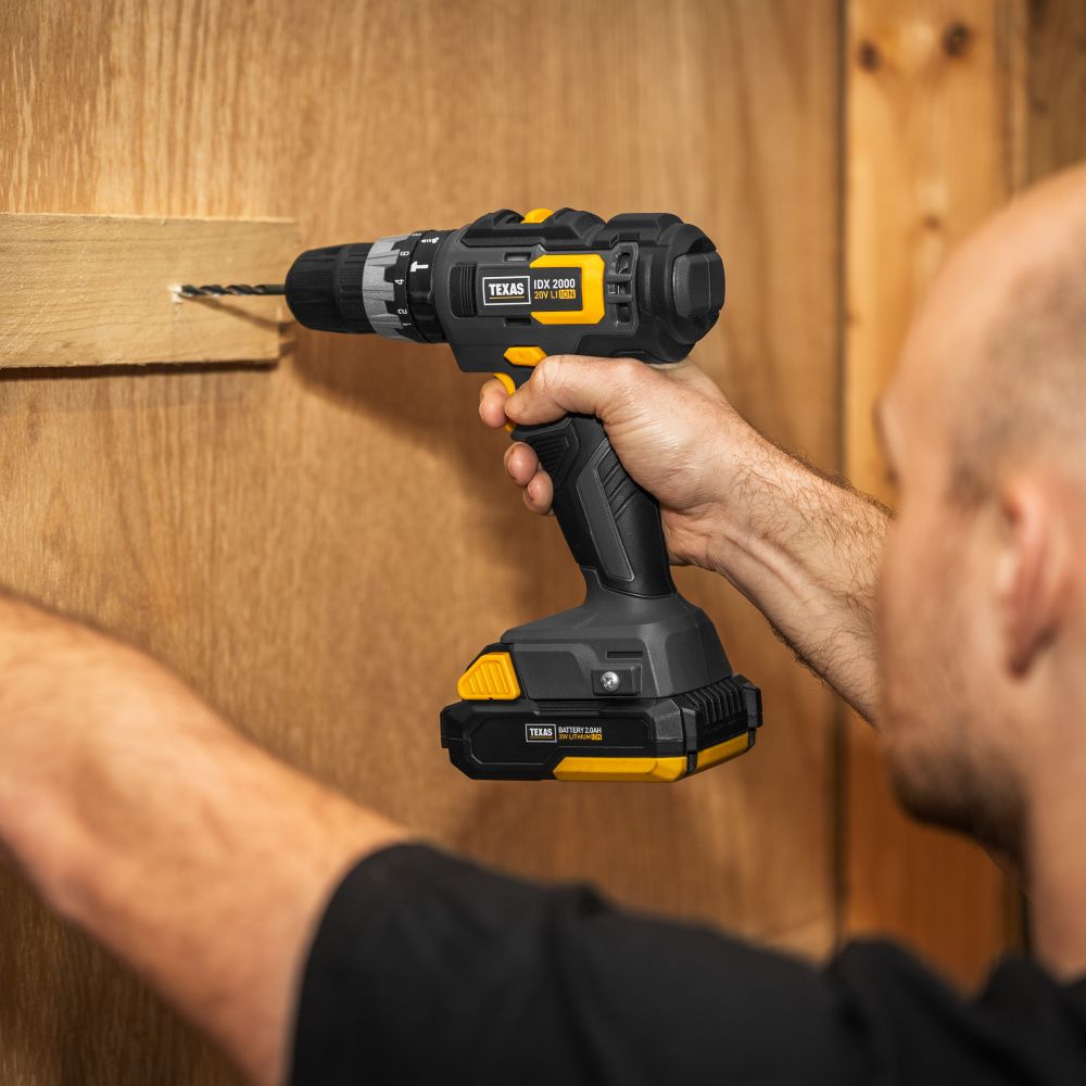 Texas slagbormaskin batteri 20V u/bat og lader 90063291