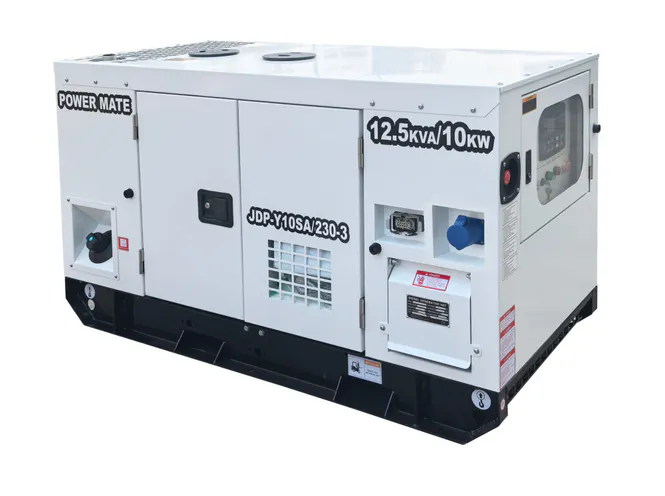 Hovedbilde Power Mate diesel aggregat innkapslet  ATS 12,5 KVA L3