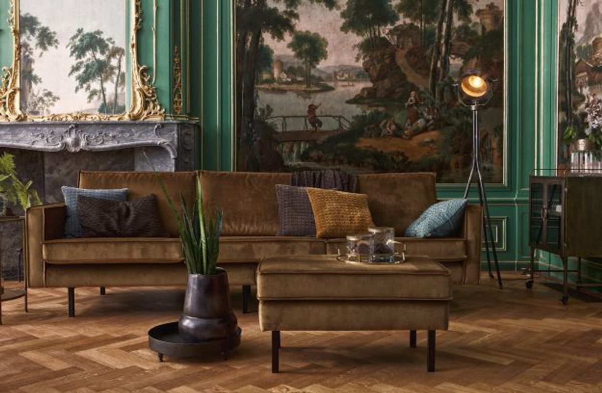 BePureHome Rodeo 3 Seter Velur Antrasitt