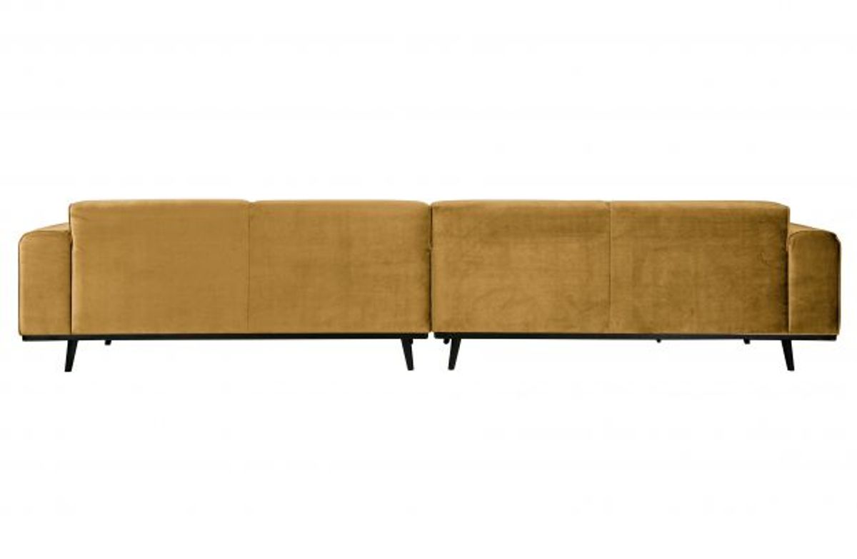 BePureHome Statement xl 4-seters 372 cm fløyel honning gul