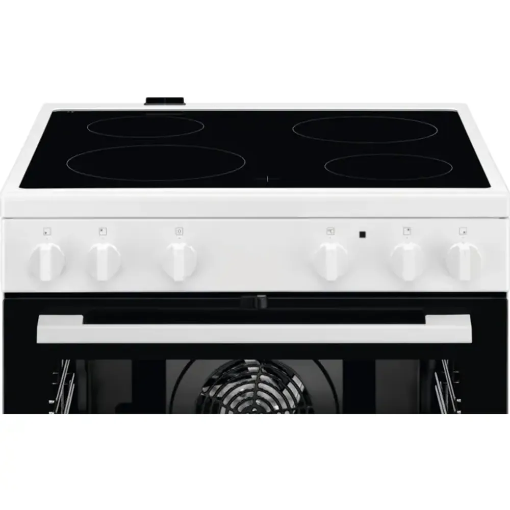 Electrolux komfyr keramisk 60 cm hvit LKR64000NW