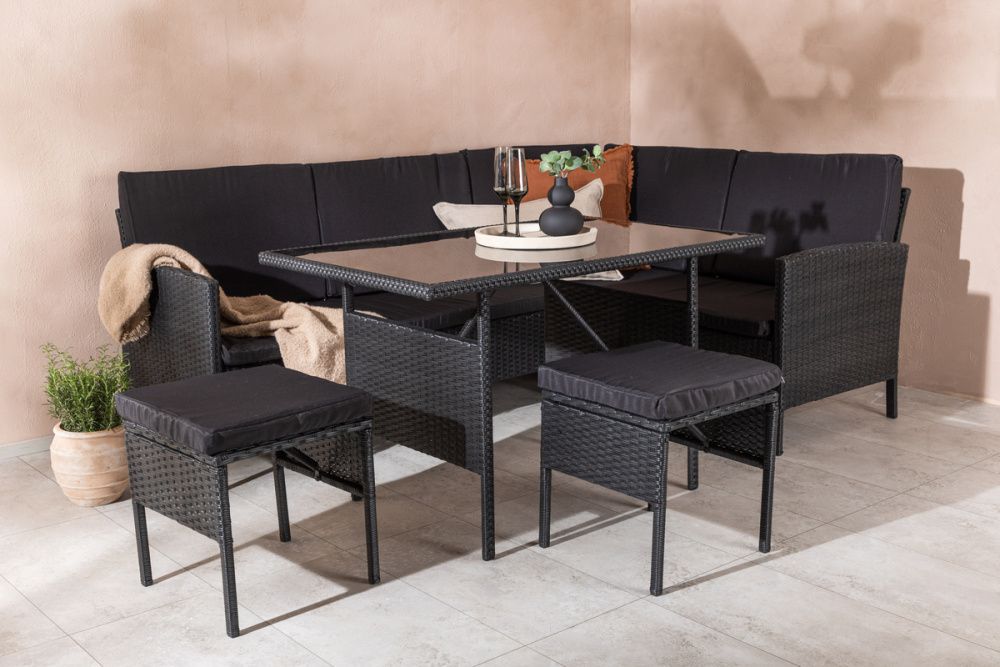 Venture Design hjørnegruppe Knock svart 2046-201 
