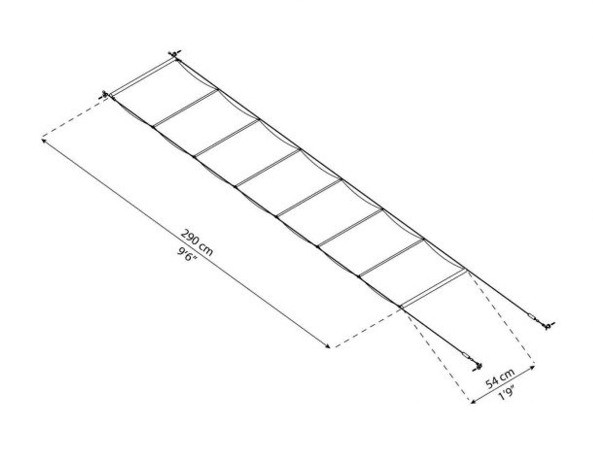 Canopia by Palram tak persienner 300 x 915 cm hvit 706114