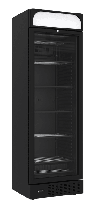 Hovedbilde Vibocold display kjøleskap 206 cm sort med led lys VF 372 C ...