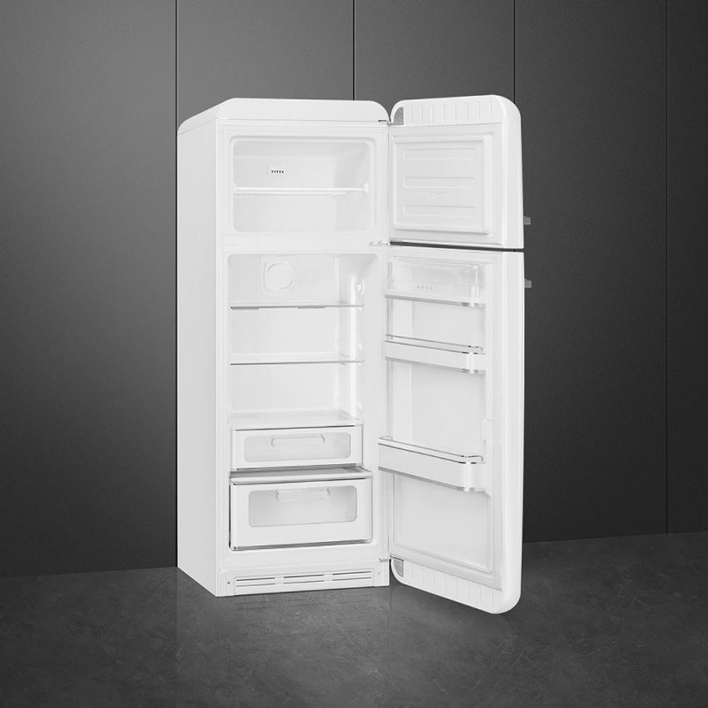 Smeg kombiskap hvit 50`s retro FAB30RWH5 