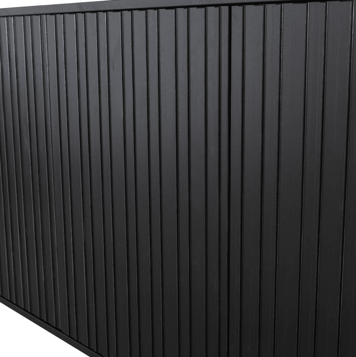 WOOOD sidebord New Gravure 200 cm sort 373471-Z